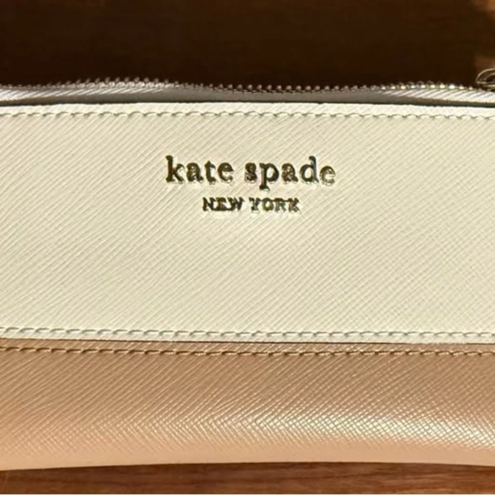 Kate Spade Cream Cosmetic Bag